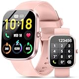 2026 Reloj Inteligente Hombre Mujer, 1.96" Smartwatch con Llamadas Bluetooth y Whatsapp Notificación, IP68 Pulsera Actividad con 100+ Modos Deportivos, Pulsómetro, Monitor de Sueño para Android iOS