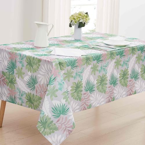 IZOD - Tablecloth, Water Resistant Tabletop Accessories, Ideal Kitchen Essentials (Cove Palm, 60" x 84") by IZOD - Used condition - US$22.49