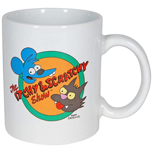 Surreal Entertainment Simpsons Itchy and Scratchy Logo Coffee Mug