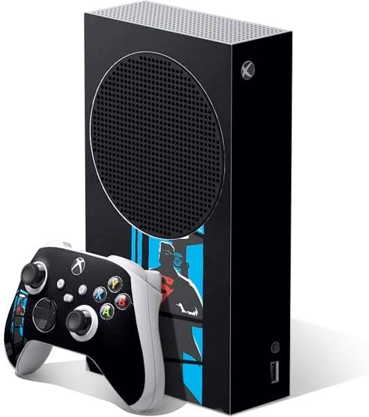 Skinit Decal Gaming Skin Compatible with Xbox Series S Bundle - Officially Licensed DC Comics Superman Crest Design