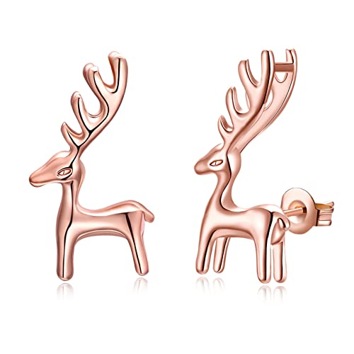 Boucles d'oreilles hélice or jaune 18 carats anti irritation pour peau sensible