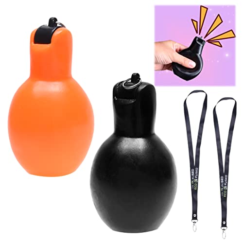 Sifflet à pression manuelle kit de 2 pièces avec longes de sécurité