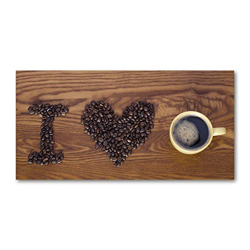 Tirages sur toile café Tulup 120x60 cm tableau marron grand format cuisine