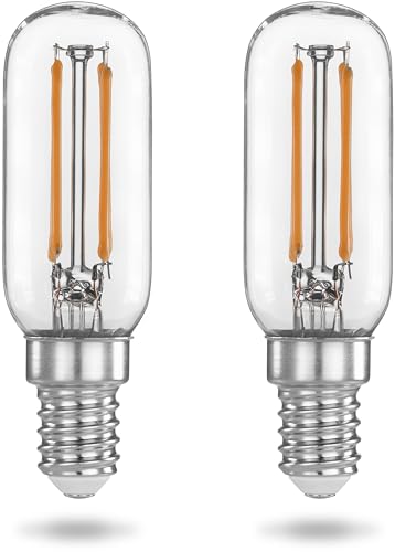 POPPSTAR Ampoules LED pour Hotte Aspirante, E14, 4W, 440 lm (40W), 2700K, blanc chaud, 2 pièces