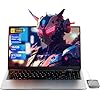 Computadora portátil de 15.6 pulgadas – Procesador N95 de cuatro núcleos (hasta 3.4 GHz) PC portátil 16 GB DDR4 512 GB SSD, soporte para laptop de negocios para estudiantes, identificación