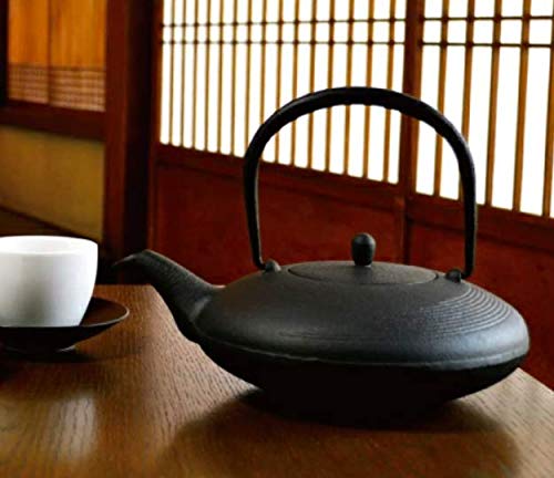 Amazon | ロジアソシエイツ 国産 南部鉄器 鉄瓶 (月/黒 / 1.2L) 直火