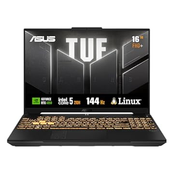 ASUS TUF Gaming F16 Intel Core 5, RTX 4050, 8 GB, 512 GB SSD, KeepOS,16.0'' FHD, Mecha Gray - FX607VU-RL054