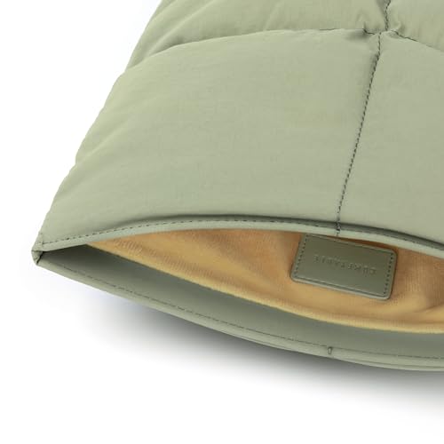 Image of Comfyable Puffy Laptop Sleeve 15 Inch 16 Inch, Quilted Puffer Laptop Carrying Case, Pillow Case Compatible for MacBook Air 15 Inch M3 2024 & MacBook Pro 16 Inch 2023 M3, 16 in Puff Cover, Olive Green