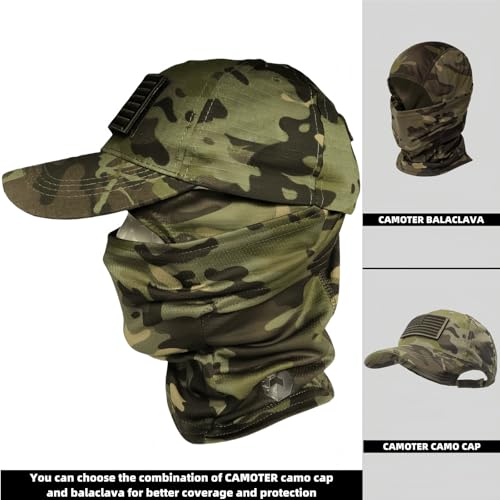 Image of Camo Balaclava Ski Face Mask UV Protector for Man and Women Hunting Fishing Motorcycle Windproof&Military Tactical