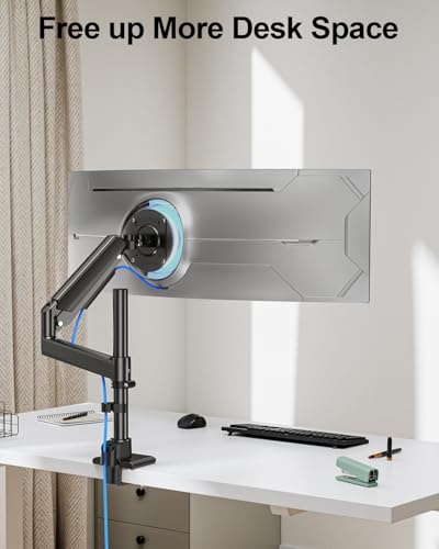 ErgoFocus Heavy Duty Single Monitor Mount for Max 49" Ultrawide Screens - image 9