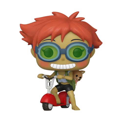 Funko POP! Animation: Cowboy Bebop - Edward Wong Hau Pepelu Tivrusky IV On Scooter With Ein - Figura de Vinilo Coleccionable - Idea de Regalo- Mercancia Oficial - Juguetes para Niños y Adultos