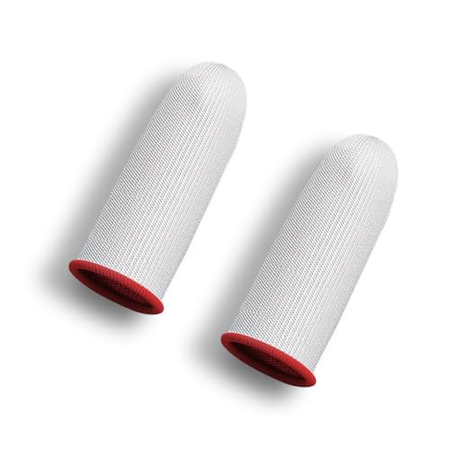 LIXSAZSE 1 paire de gants de jeu réutilisables antidérapants du bout des doigts pour jeux mobiles sensibles à l'absorption anti-rayures couvre les accessoires jeu, N°01