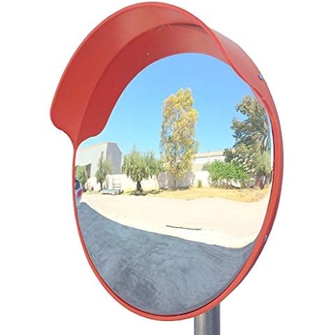 Espejo de seguridad convexo y flexible de 45 cm con soporte ajustable Cover