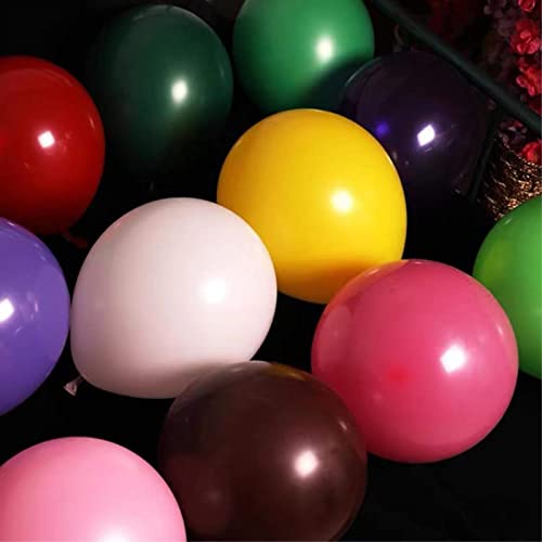 Image of 5 inch Hot Pink Party Balloons, 100 pcs Mini Dark Pink Latex Balloons for Birthday Wedding Baby Shower Decorations (Hot Pink)