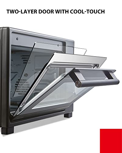 TOSHIBA-Hot-Air-Convection-Toaster-Oven-Extra-Large-34QT32L-9-in-1-Cooking-Functions-Crispy-Grill-Dehydrate-Rotisserie-6-Accessories-Included-1650W-Black-Stainless-Steel