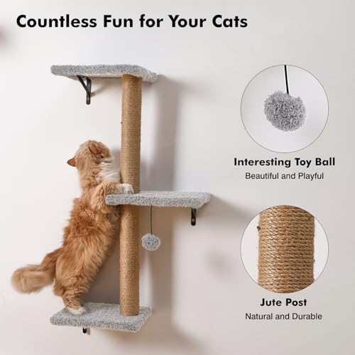 50% OFF 5-in-1 Cat Wall Shelves for Indoor Cats - Image 7