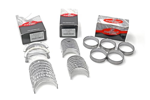 ENGINETECH Bearings Kit | Main Bearings | Rod Bearings | Cam Bearings | Fits 2009-2014 Chevrolet GMC 5.7L 4.8L 5.3L 6.0L 6.2L Gen4 GEN-4 LS Engines (STANDARD SIZE)