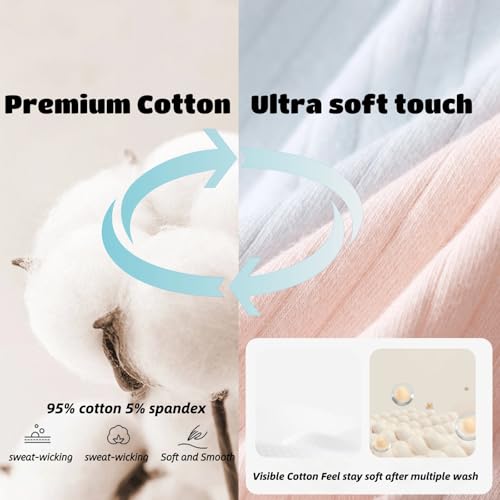 Cute Cartoon Panties for Teen Girls Cloud-like Cotton Sweat-wicking Underwear Wide Waistband Mid Rise Briefs 5-Pack2