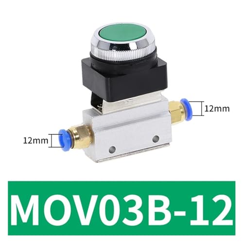 Válvula mecánica MOV-03B neumática de 2 posiciones y 3 vías con rosca de 1/8 3