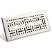 Accord Ventilation AMFRSNB410 Floor Register with Wicker Design, 4-Inch x 10-Inch(Duct Opening Measurements), Satin Nickel