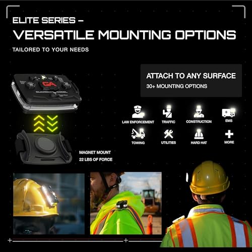 Image of Safety Light Value Bundle (2 Pack) - Elite (White Front & Yellow Rear) + Micro (White Front & Yellow Rear) - Hands-Free LED Flashlights for Construction, Utility, Roadside & Outdoor Safety