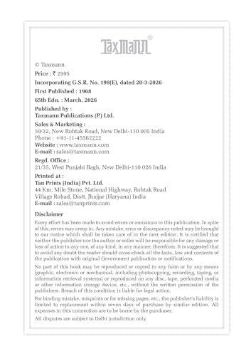 Image of Taxmann's Income-Tax Rules 2026 - Every Rule is Cross-referenced Across Three Layers-its 1962 Counterpart | the Corresponding 1961 Act Section & Form References-Backed By Four Bidirectional Tables