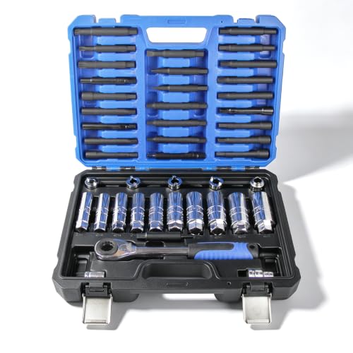 43PCS Strut Socket Set, Strut Nut Socket Shock Absorber Sock