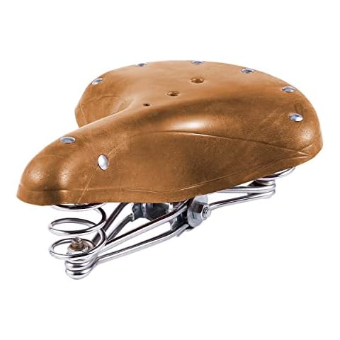 TEITEYER Retro Leather Mountain Bike Saddle Cover