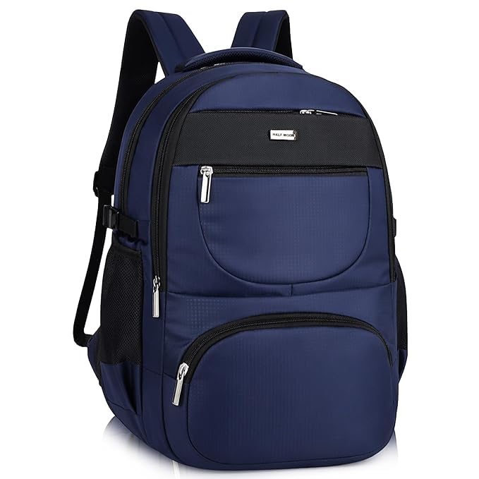 Rover Backpack for Men & Women – 15.6 Laptop Backpack Office Bagback,Travel, School Bag for Boys & Girls, Backpack for Travelling, Professional Bags, 3 Compartment 3 Front Pocket (Navy)-image-11