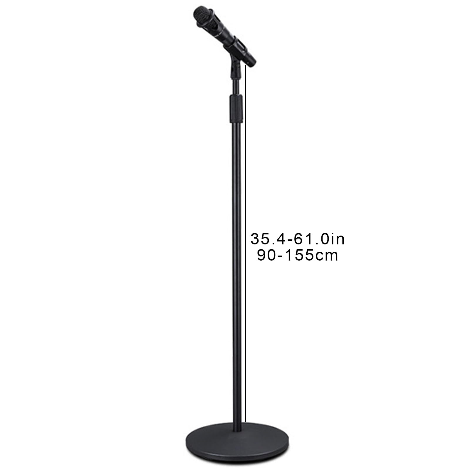 Supporto Per Microfono 5Core Da Pavimento Regolabile Universale Per Microfono Resistente Con Base Rotonda Ms Rbp 3t~p132099629