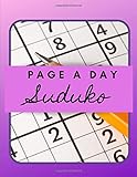  Page A Day Suduko: Very Easy Sudako For Beginners, Fun and easy crossword puzzle books for adults and kids, brain teasers page a day, Very easy suduku puzzle books
