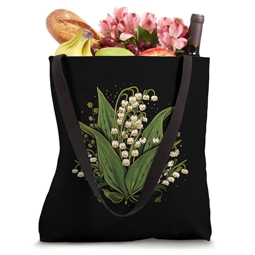 Bolso Tote Blanco Primavera Lily of The Valley miniatura 4