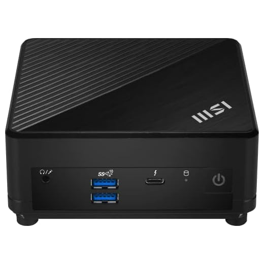 MSI Cubi 5 12M-023BEU – Ordenador de sobremesa, CPU i7-1255U, Intel UHD Graphics, sin sistema operativo, color negro
