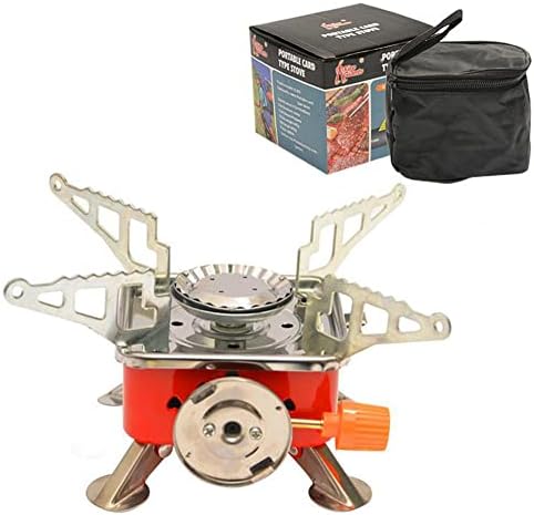 Mini Camping Stove, Portable Folding Windproof Small Gas Stove for Outdoor Camping Hiking Backpacking Road Trip 7 419WyZ8eSML. AC