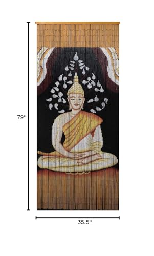 Bamboo Bead Curtain-Buddha