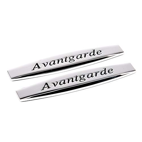 XHULIWQ Emblema de Metal Cromado 3D para Coche, para Mercedes Benz W203 w204 W211 SLS GLK CLA C180 E200 E300 S320, calcomanía de calcomanías de calcomanías para Exteriores Cover