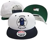 Xavier Muskateers Blue Blob Mascot Plastic Snapback Adjustable Plastic Snap Back Hat/Cap