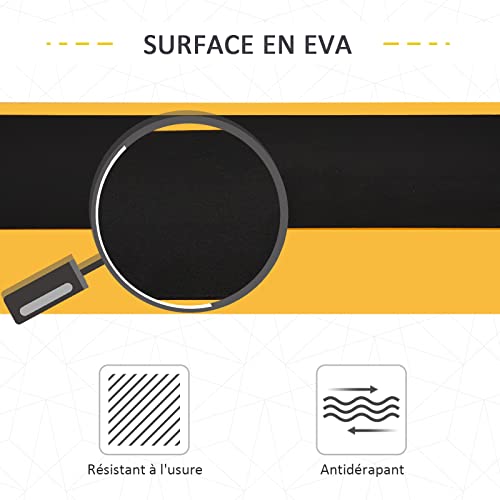 DURHAND Lot de 2 tréteaux pliables compactes poignée transport dim. 100L x 50l x 76H cm surface antidérapante métal noir jaune - Les Beatles, Paul McCartney, John Lennon, RIngo Starr, George Harrison DURHAND Lot de 2 tréteaux pliables compactes poignée transport dim. 100L x 50l x 76H cm surface antidérapante métal noir jaune – Image 7