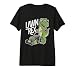 Funny Lawn-Rex Lawn Mower Gardening Dinosaur Premium Tri-blend T-Shirt
