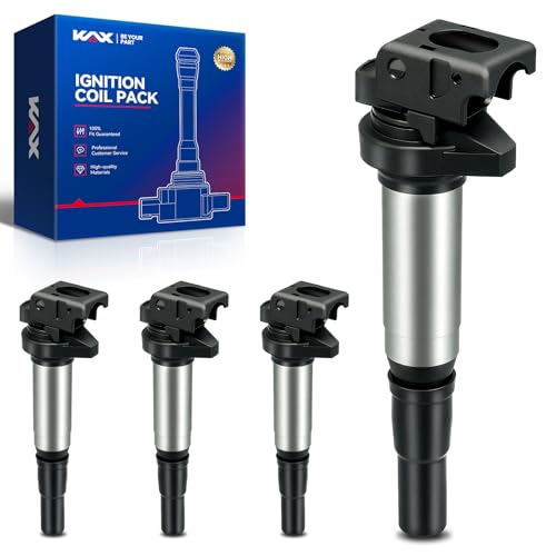 KAX 4-Pack Ignition Coils UF598 Fit for Mini Cooper Cooper Countryman