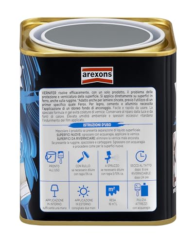 Arexons Vernifer Ml 750 Grigio Medio Brillante - 2
