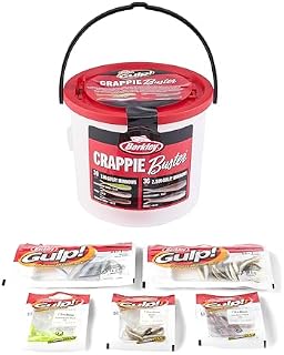 Berkley Crappie Buster Angelset, inklusive Gulp! Minnow Soft Bait & Bait Bucket