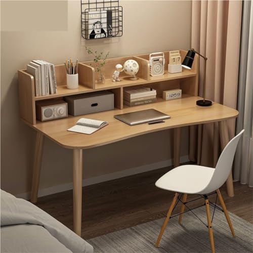Bureau de jeu avec bibliothèque et grande table d'ordinateur de chambre