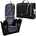 Bago Hanging Toiletry Bag For Women & Men - Travel Bags for Toiletries/Leak Proof/Hanging Hook/Inner Organization to Keep Items From Moving - Pack Like a PRO (Black)