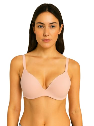 Image of Viola's Secret 6 Pack of Color Print T-Shirt Bras B Cup C Cup and D Cup