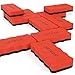 Arteza Magnetic Dry-Erase Board Foam Erasers, Set of 10, Ergonomic Shape with Thick Felt Pad, Office Supplies for Whiteboards, Lapboards, and Glass Boards