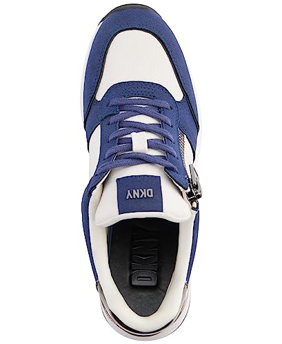 Image of DKNY Women's Kaden Lace Up Wedge Sneaker with Side Zipper