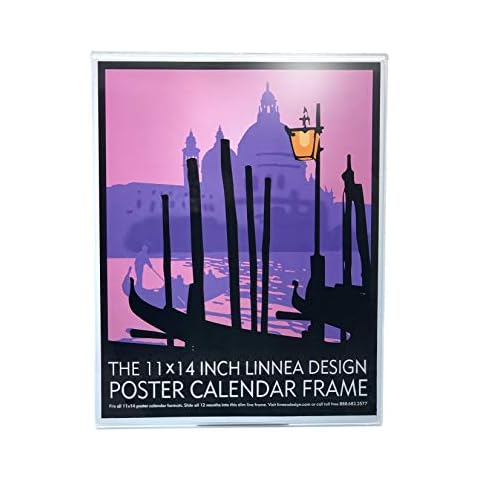 The 11 X14 Inch Linnea Design Poster Calendar Frame Cover