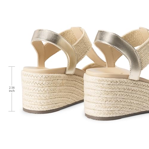 30% Off Athlefit Women's Espadrille Wedge Sandals - Image 7