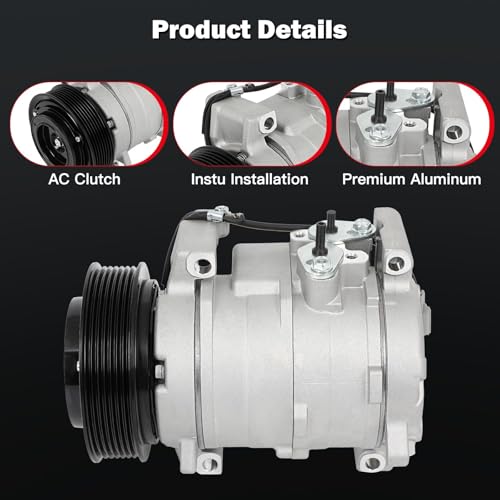 Image of CCIYU AC Compressor w /Clutch for Honda Element 2.4L 2003-2011